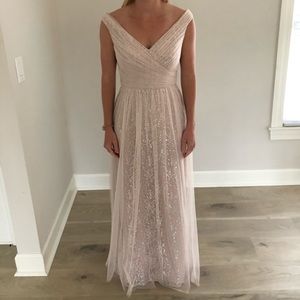 Blush Dessy Group Dress